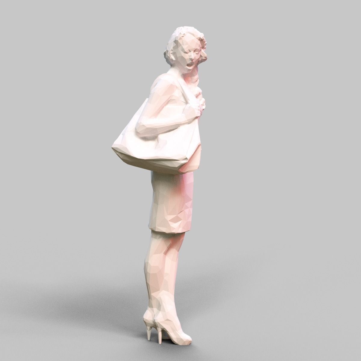 Girl Posing 3D print model_2