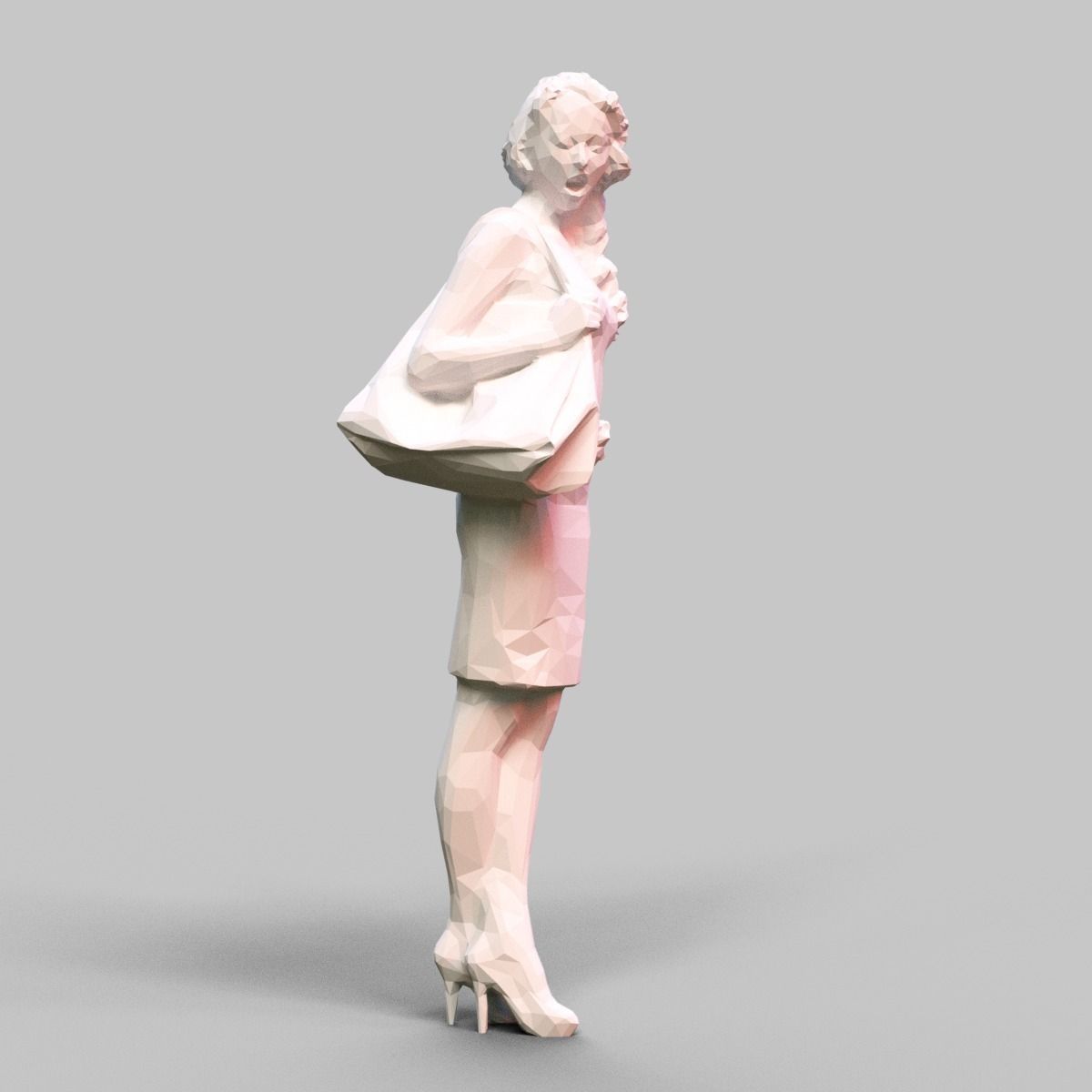 Girl Posing 3D print model_5