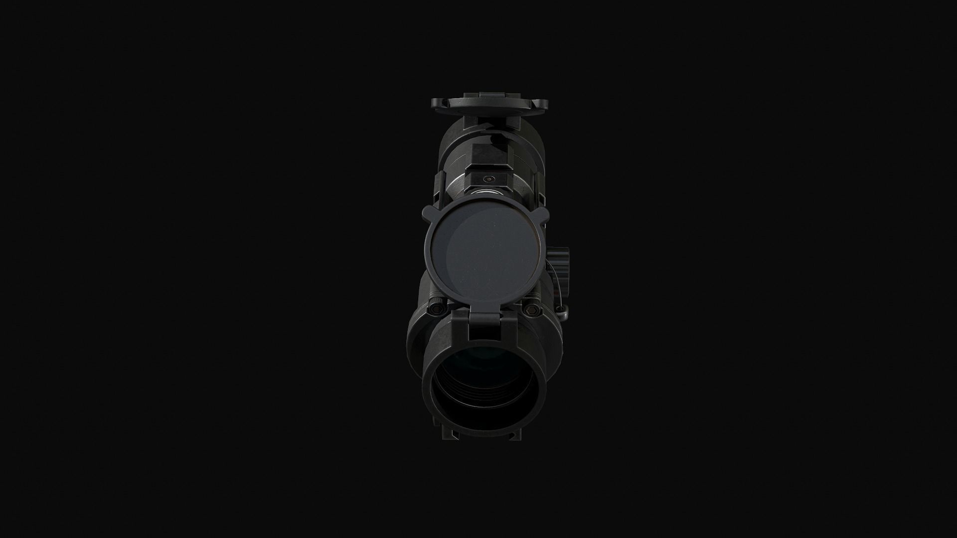 Barris AR Scope Low-poly 3D model_5