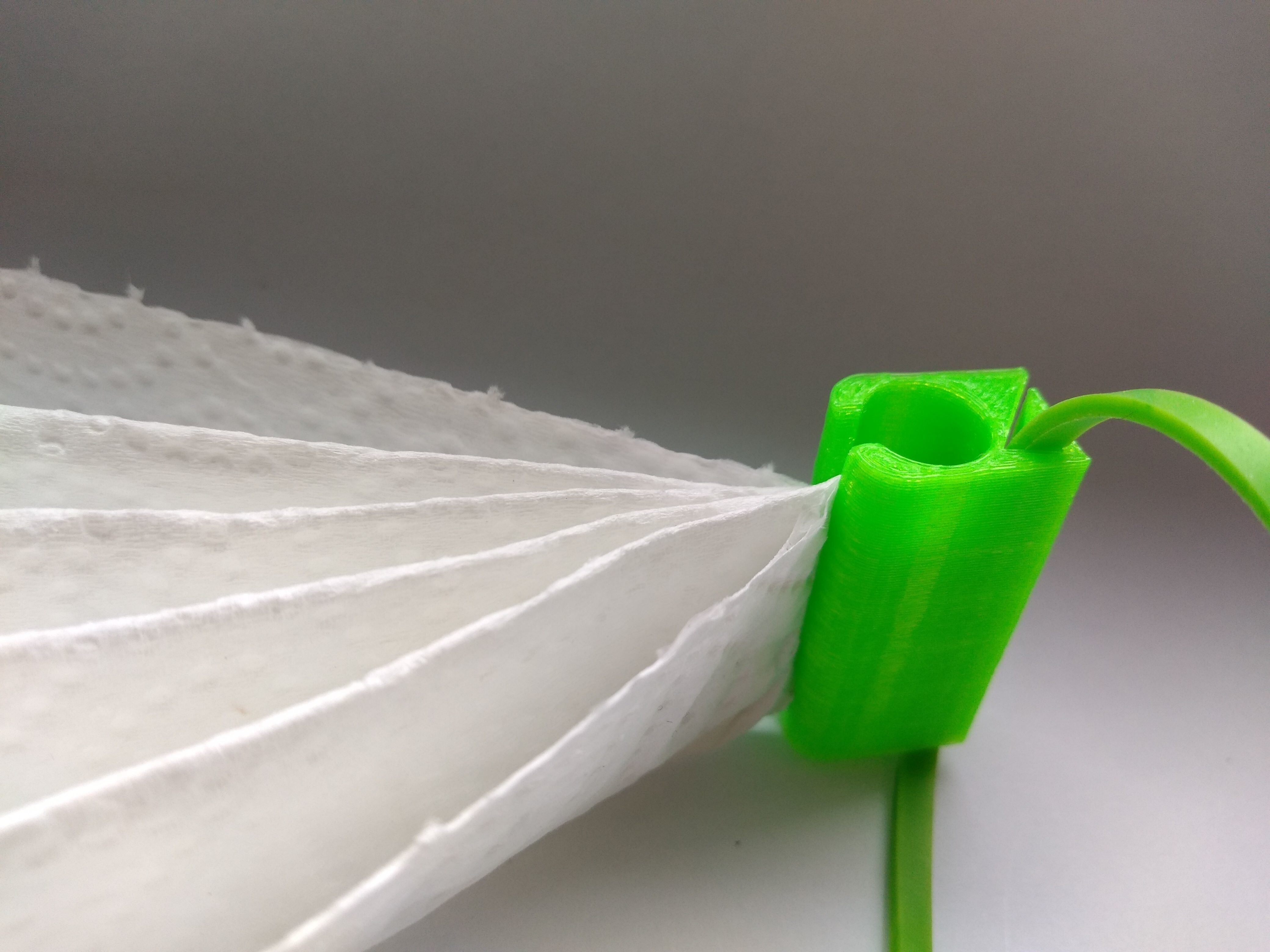 Simple Face Mask Clip 3D print model_1