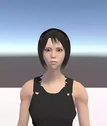 Unity Humanoid Model Female 015 Free 3D model