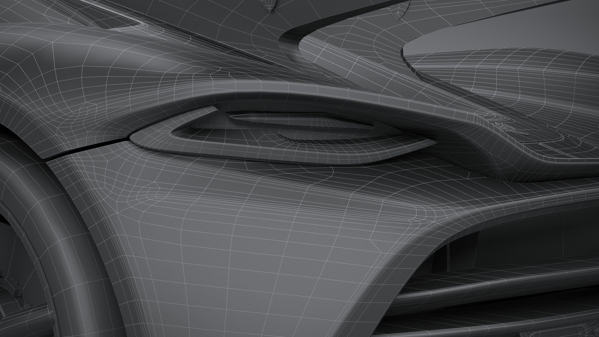 Koenigsegg Jesko 2020 LowPoly Low-poly 3D model_31