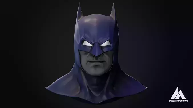 Batman Brave and the Bold Cowl 3D Printing File STL 3D print model