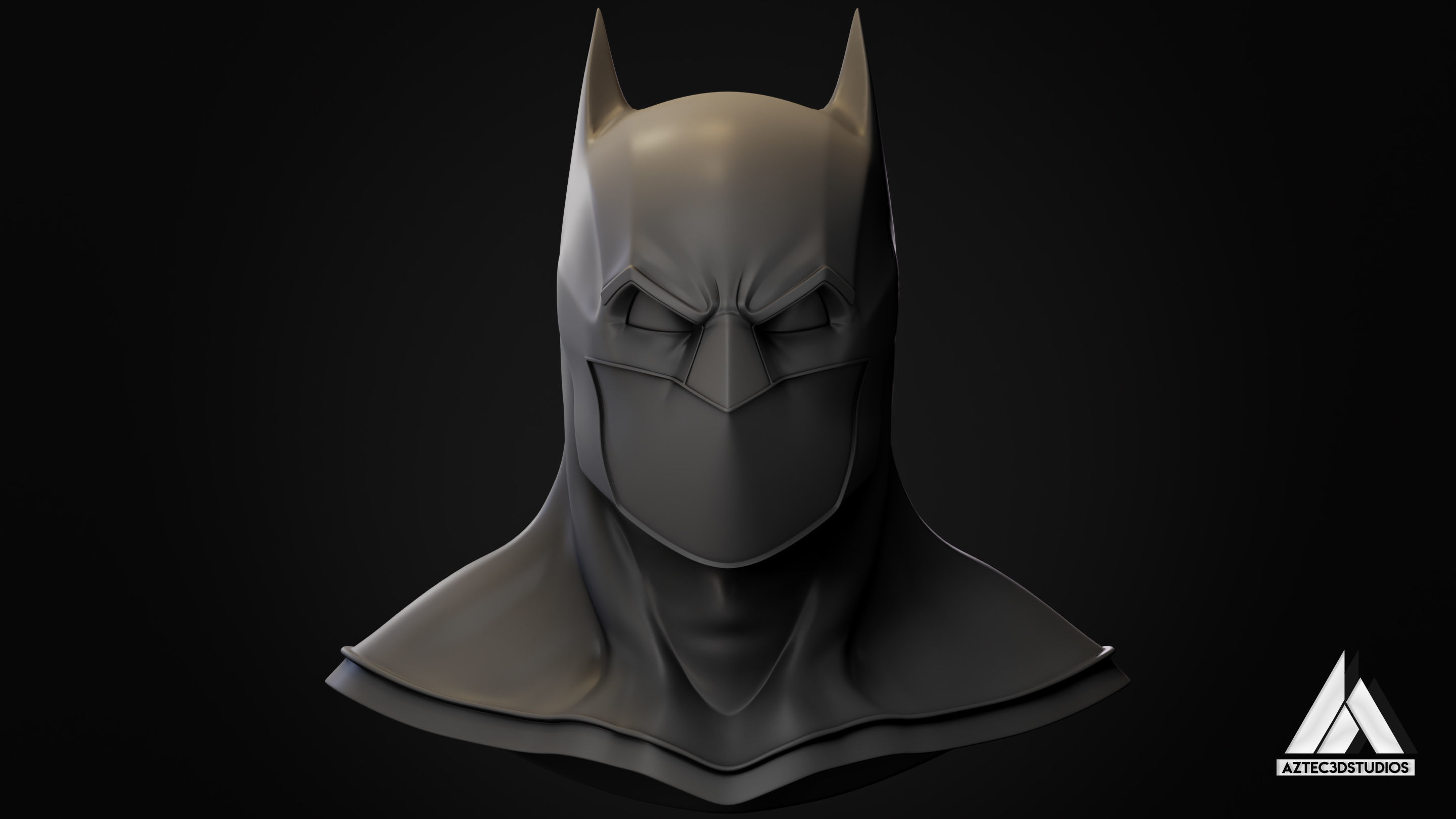 Batman Brave and the Bold Cowl 3D Printing File STL 3D print model_3