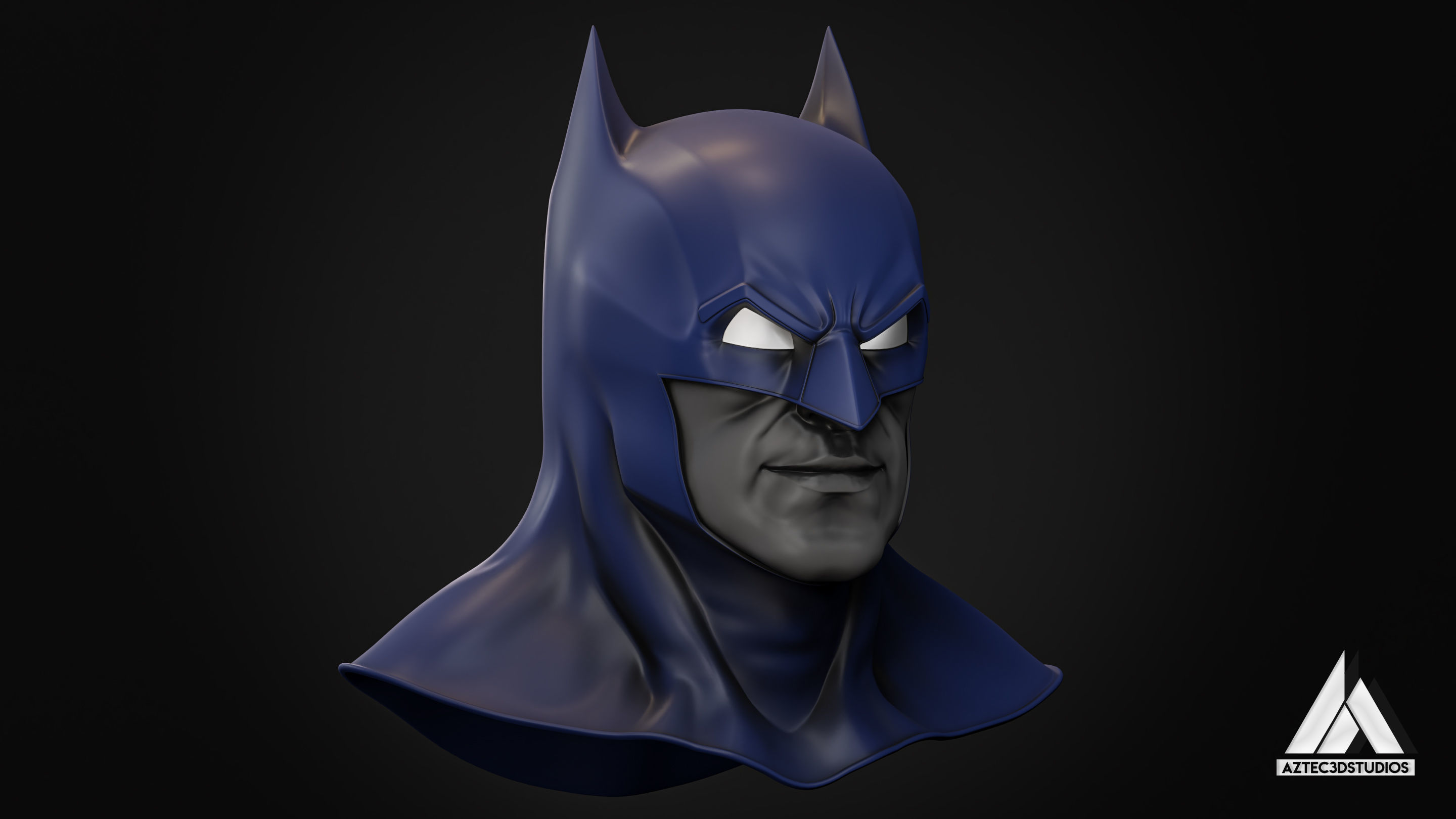 Batman Brave and the Bold Cowl 3D Printing File STL 3D print model_4