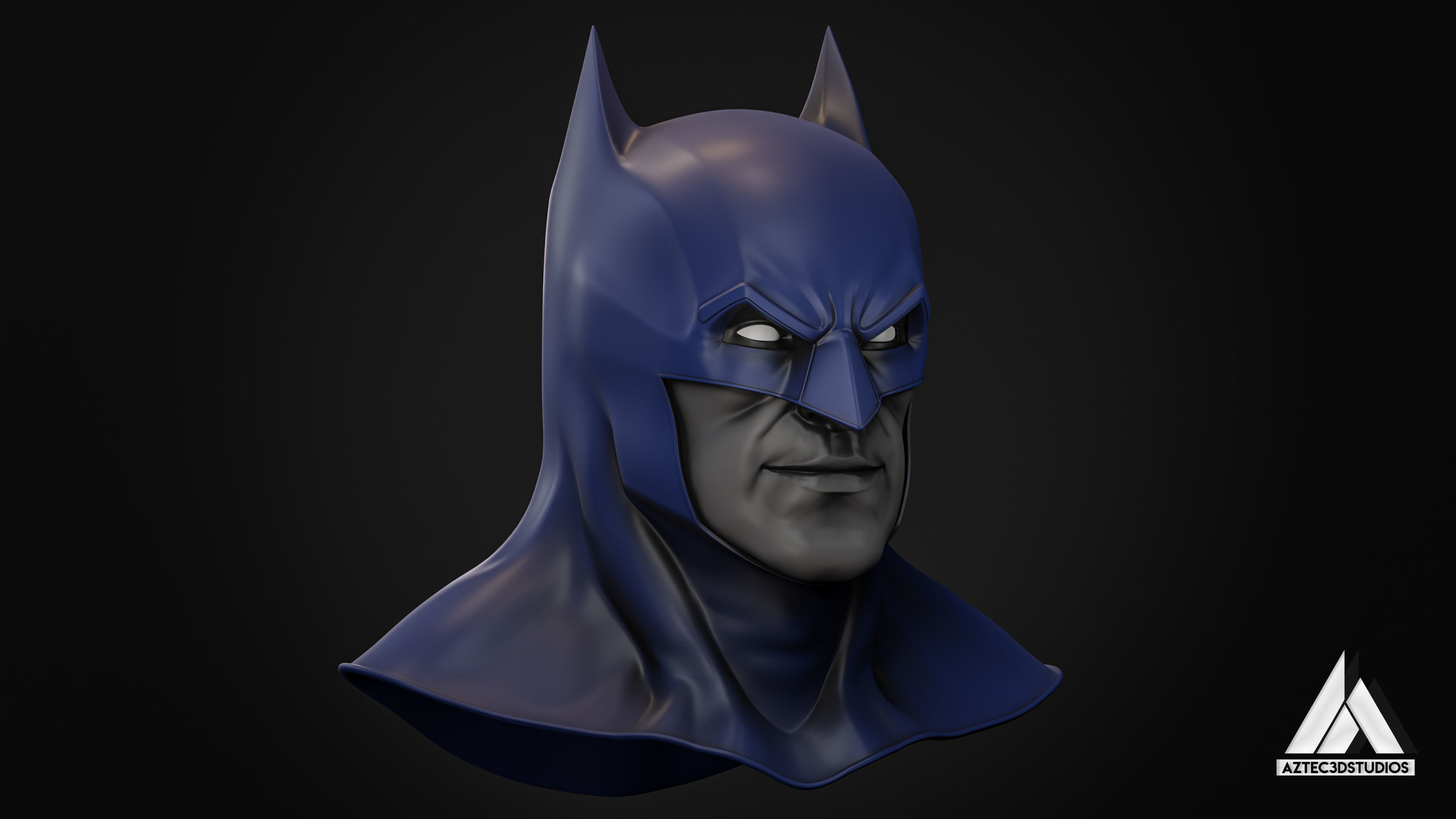 Batman Brave and the Bold Cowl 3D Printing File STL 3D print model_5