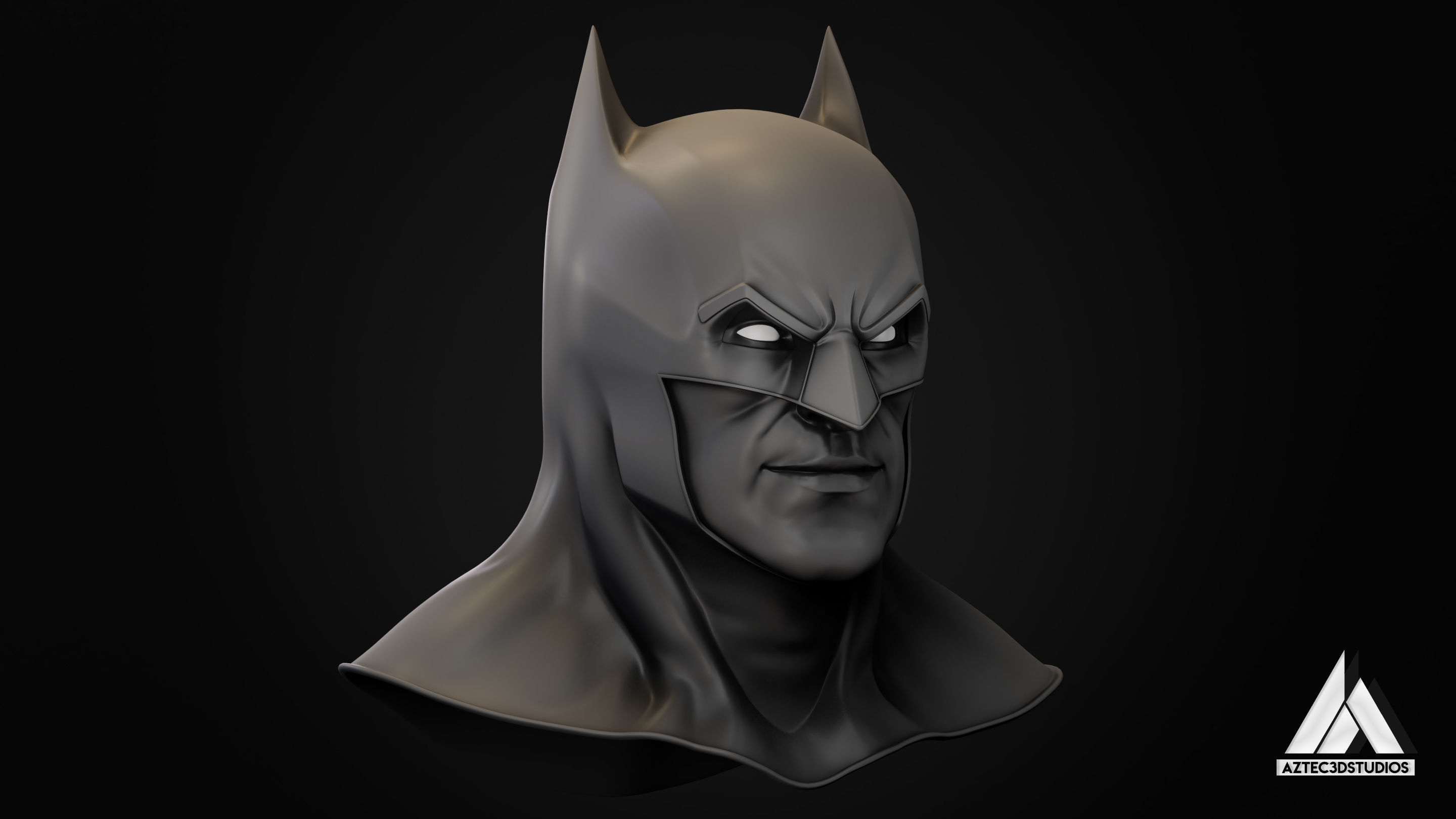 Batman Brave and the Bold Cowl 3D Printing File STL 3D print model_6
