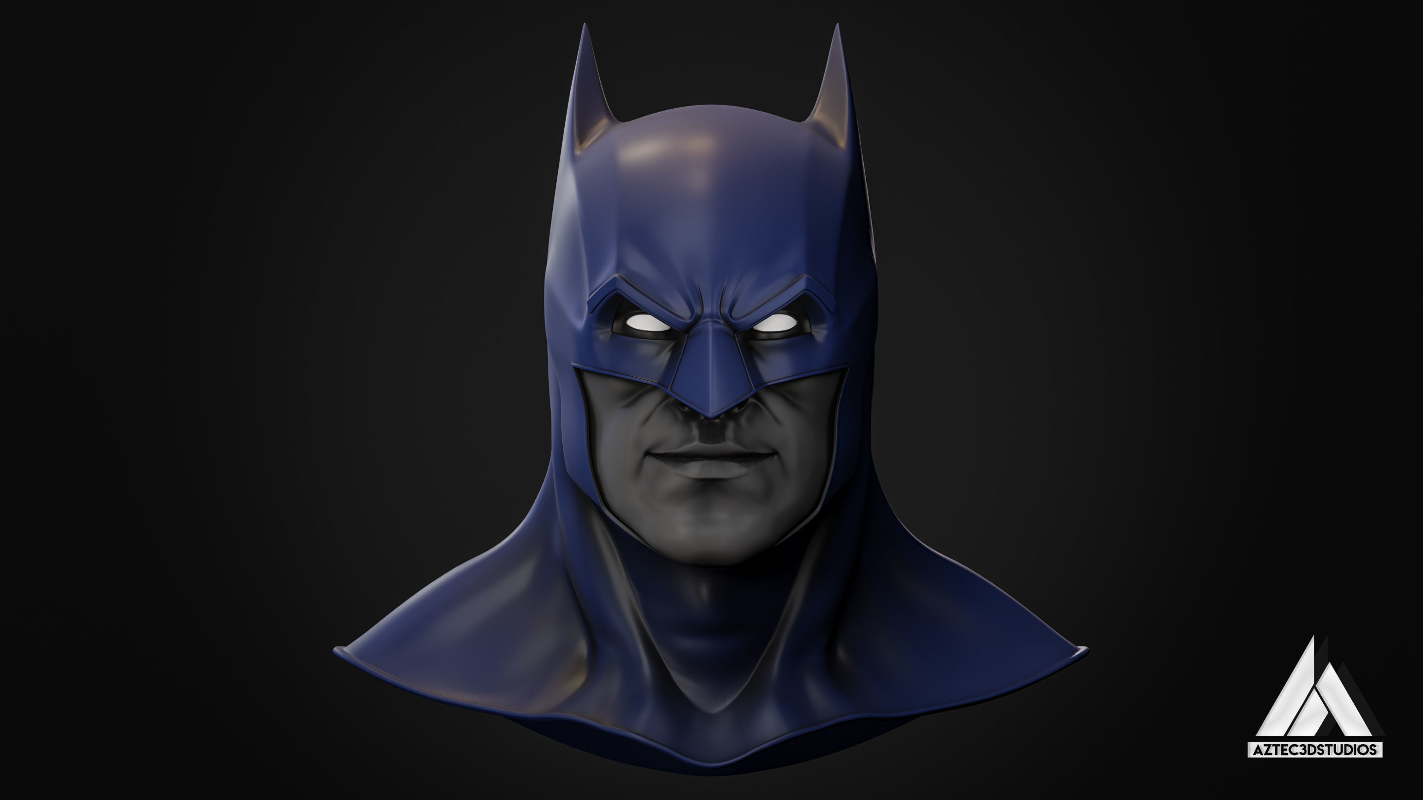 Batman Brave and the Bold Cowl 3D Printing File STL 3D print model_1