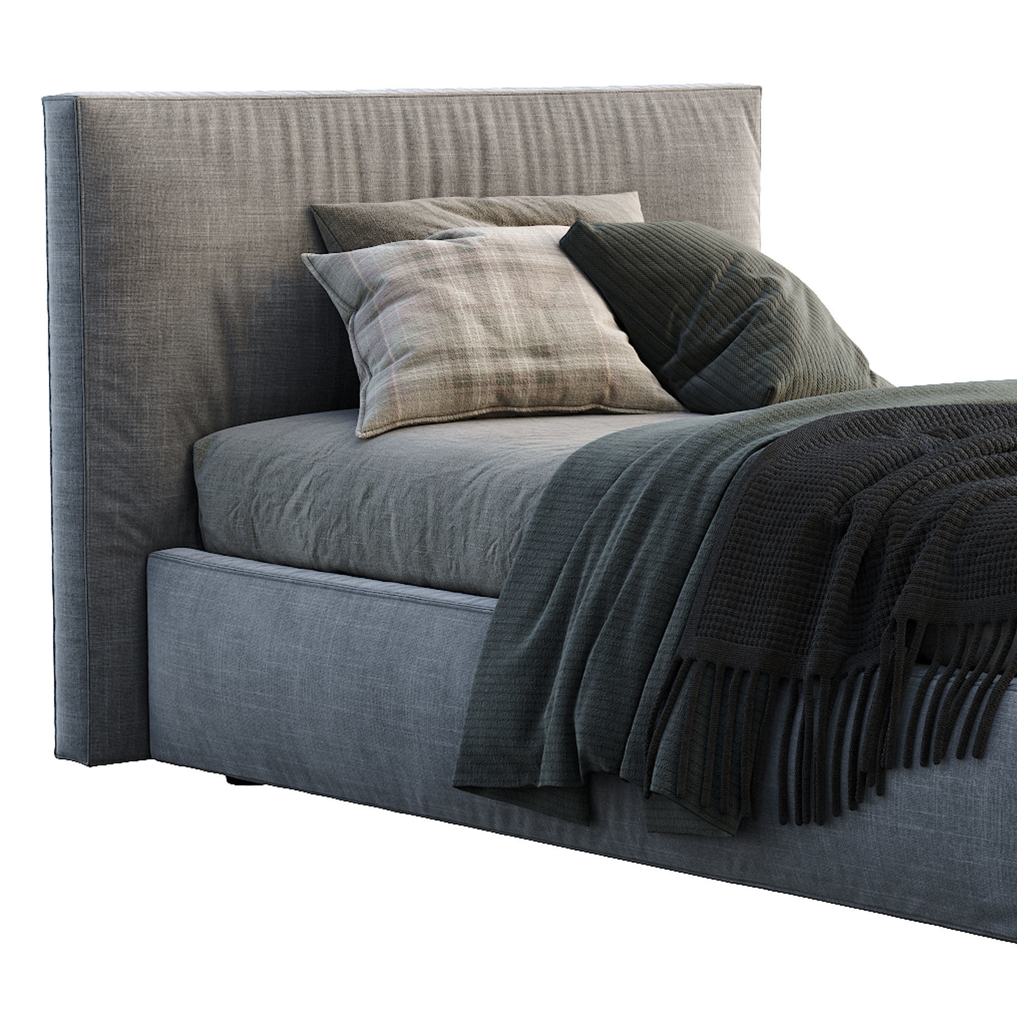 Flexteam Single Bed MILLER 3D model_4