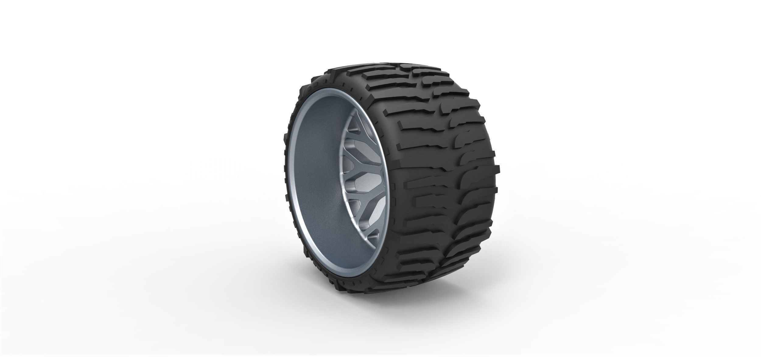 Offroad wheel for lifted trucks 2 3D print model_1