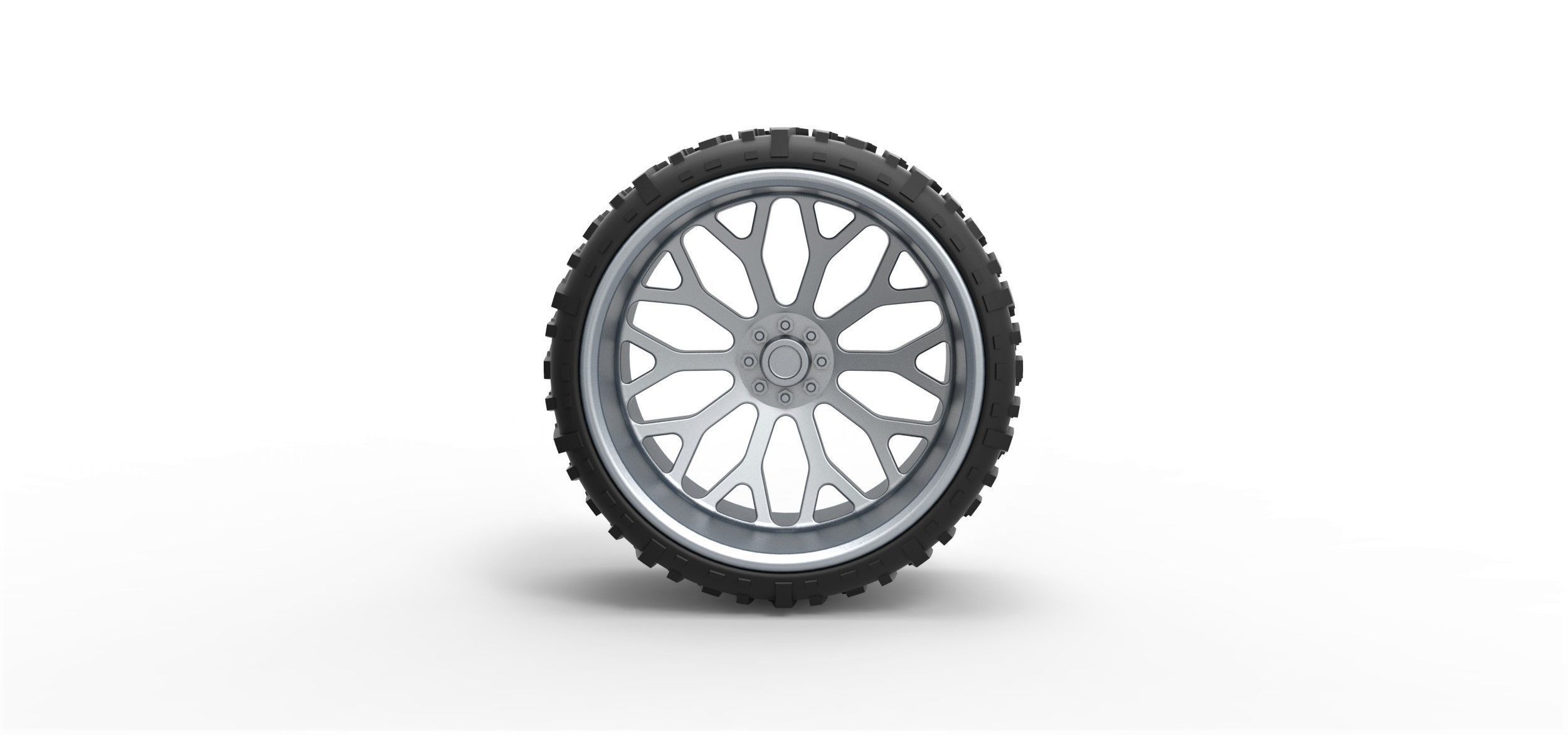 Offroad wheel for lifted trucks 2 3D print model_4