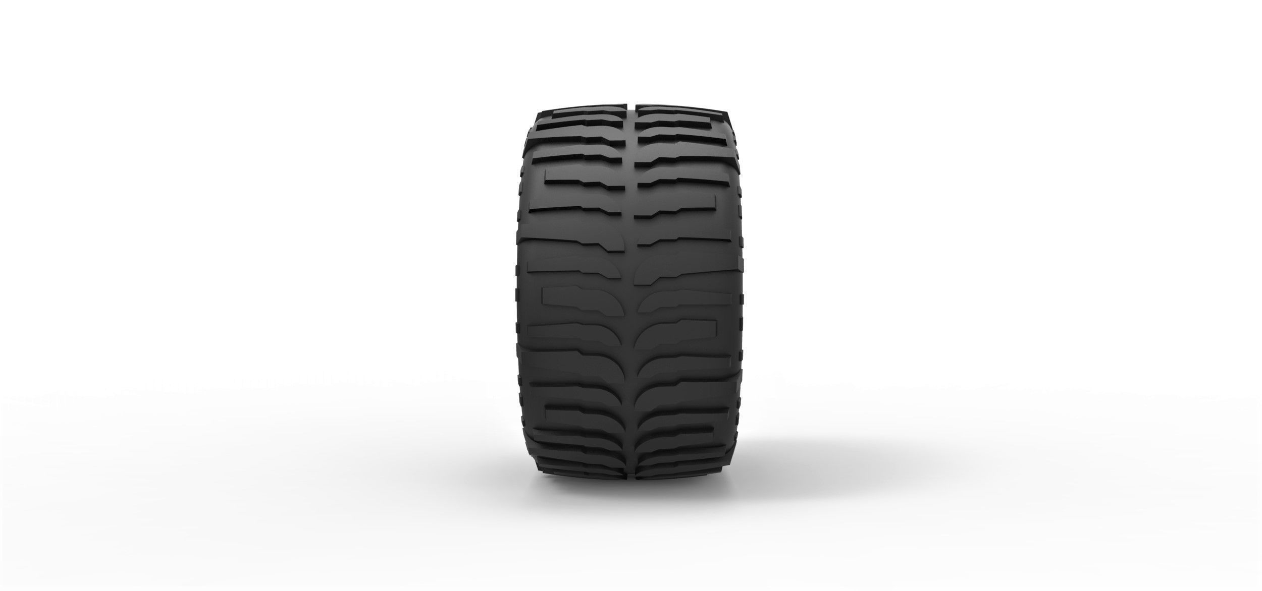 Offroad wheel for lifted trucks 2 3D print model_2