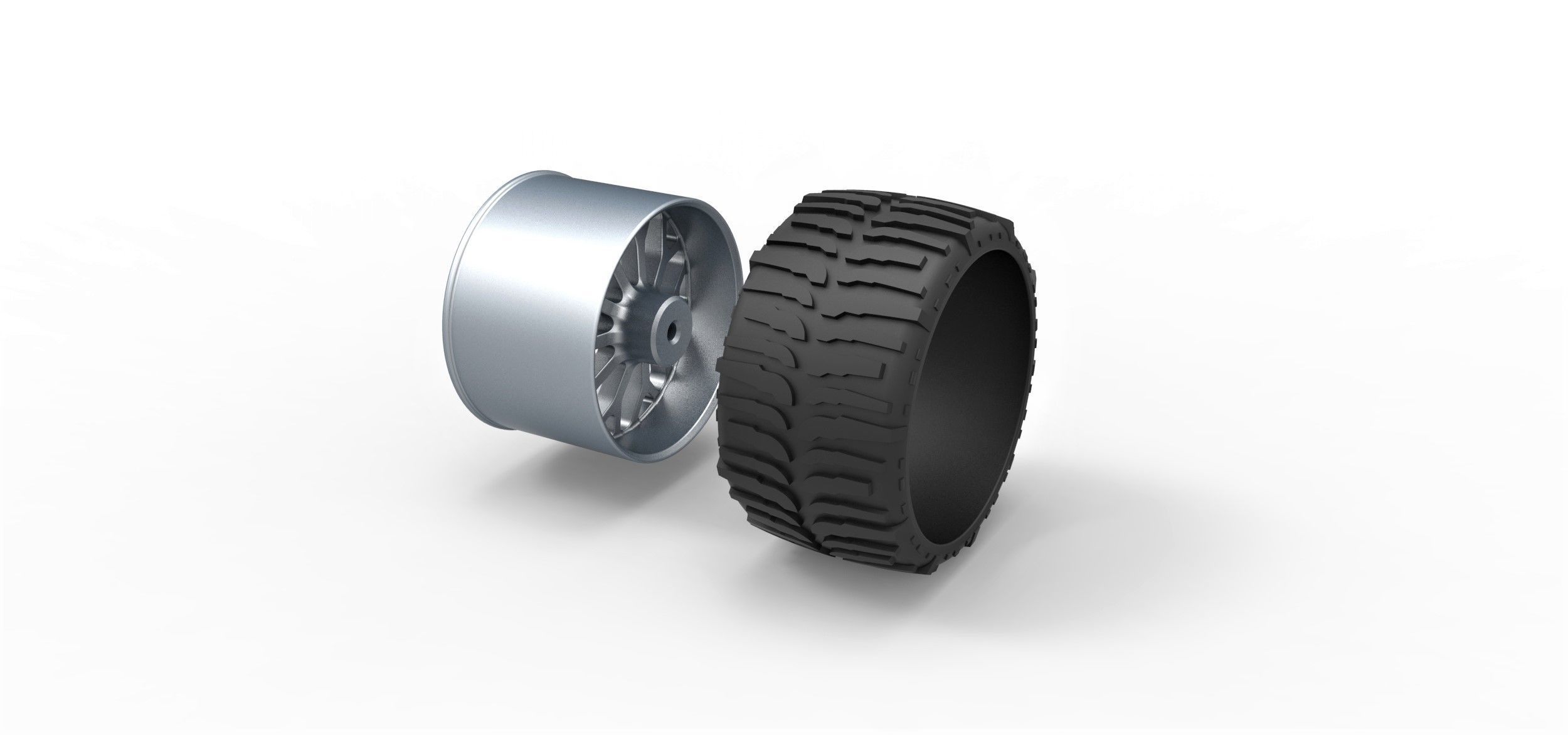 Offroad wheel for lifted trucks 2 3D print model_6