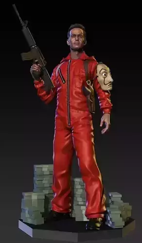 Berlino-La Casa De Papel -Money Heist  3D model
