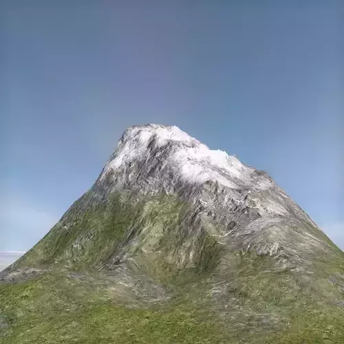 Terrain mountain 3D model