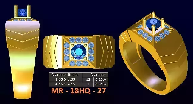 1 model diamond menring korea 27