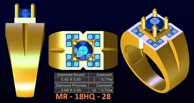 1 model diamond menring korea 28