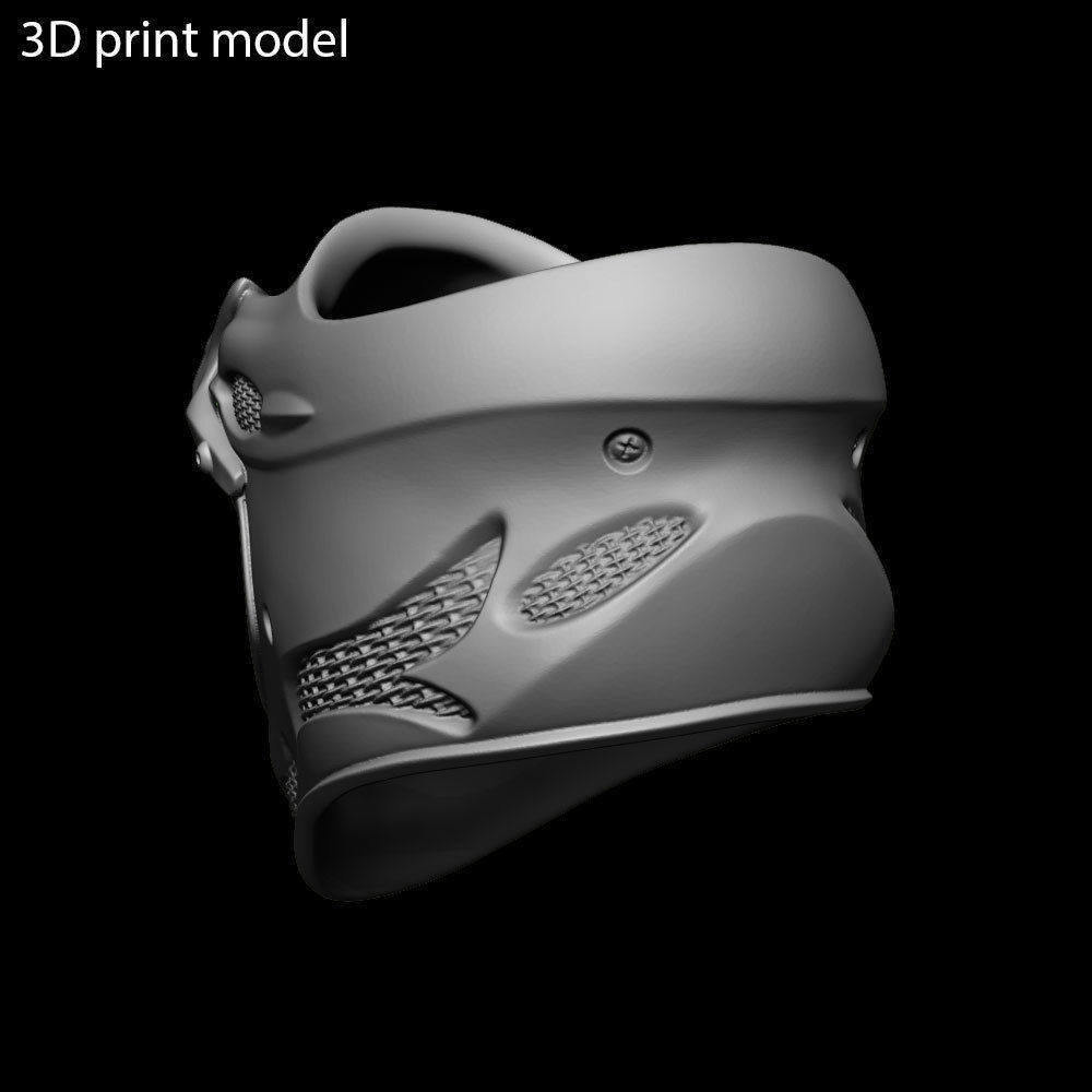 Animal ring jewelry Biker monkey vol2  3D print model_15