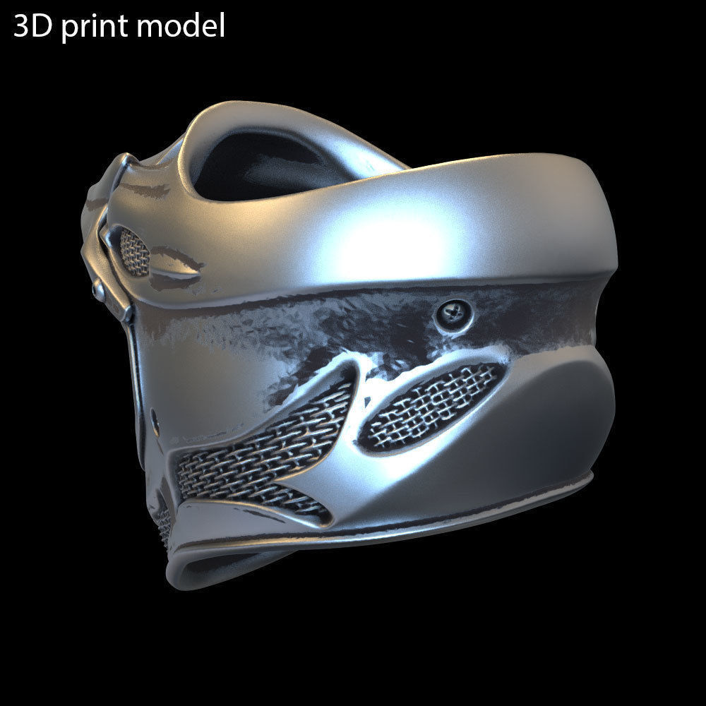 Animal ring jewelry Biker monkey vol2  3D print model_9