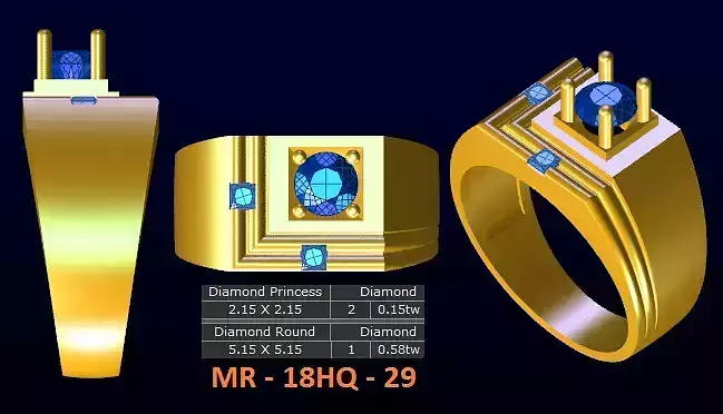 1 model diamond menring korea 29