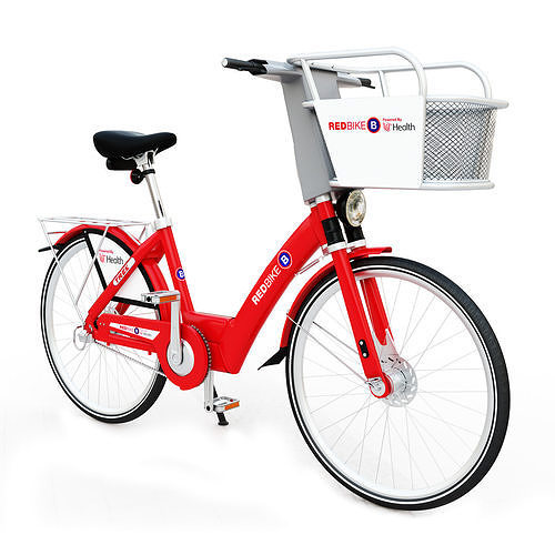 Cincinnati Red Bike BCycle 3D model