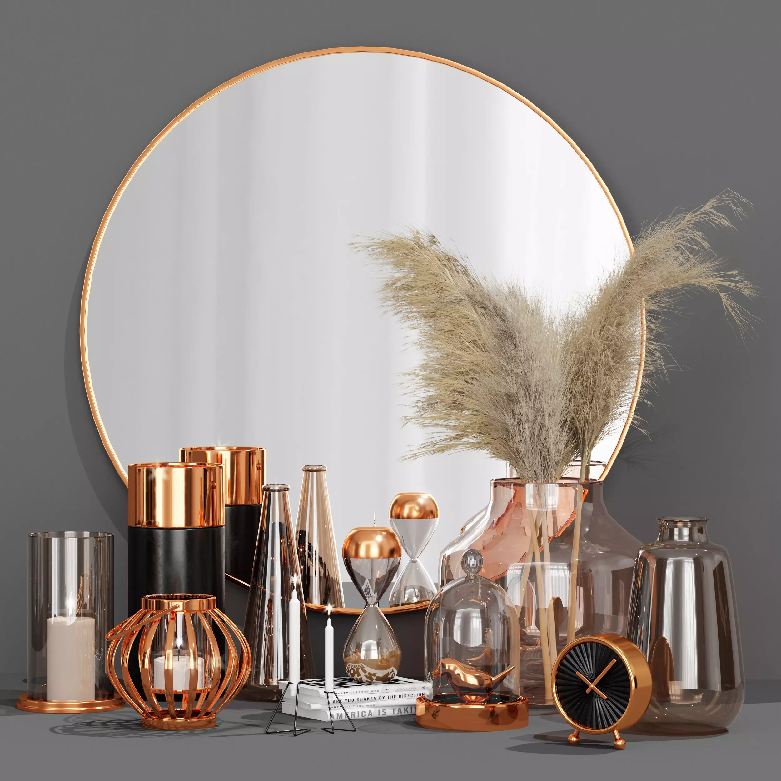 decorative-set-with-mirror 3D model_0
