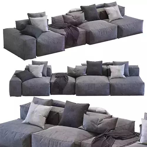 Bonaldo sectional sofa PEANUT B