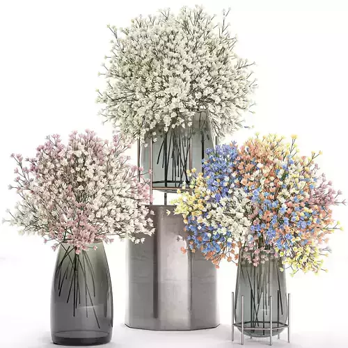 Bouquet of flowers in a vase for decoration 105