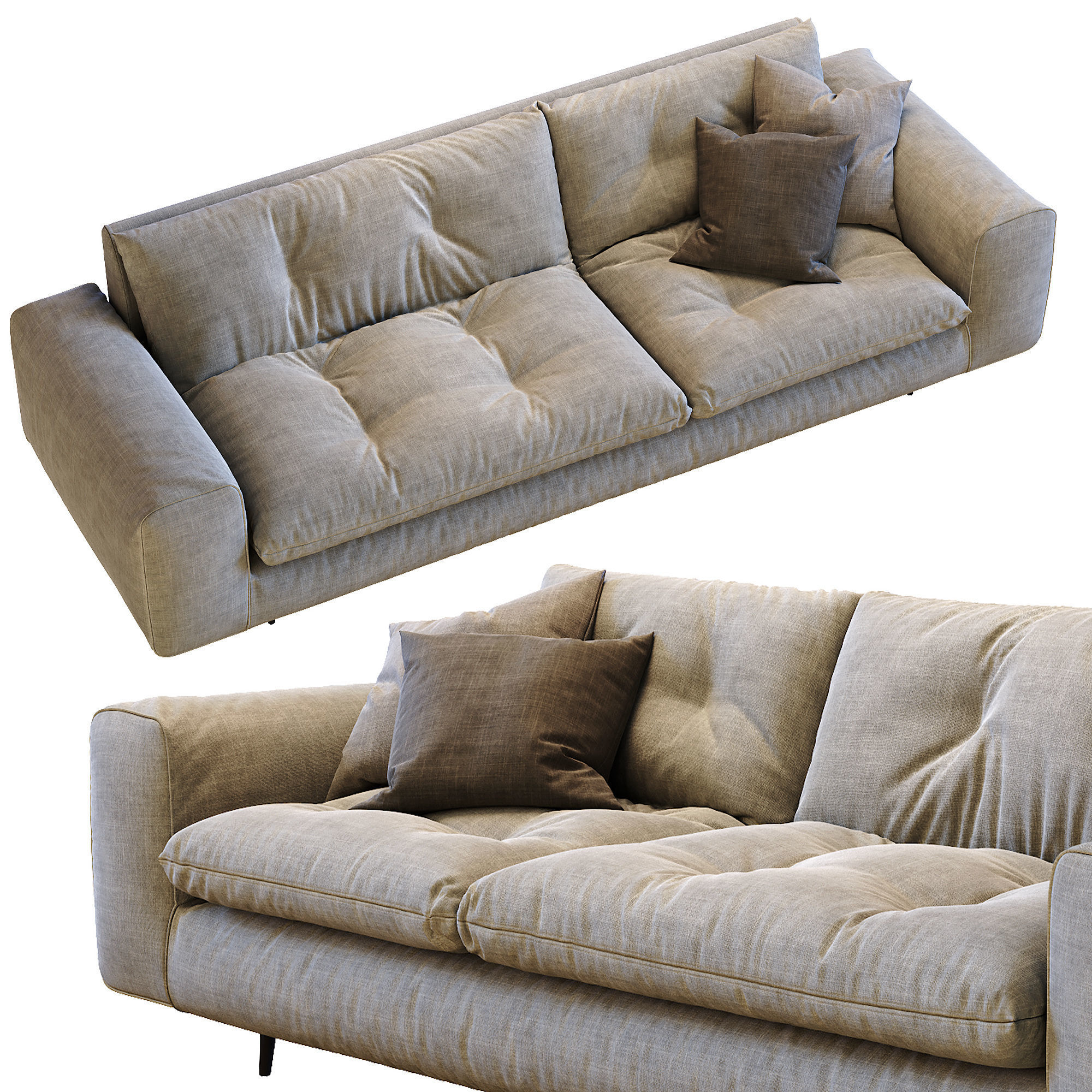 Bonaldo Sofa Avarit 3D model_2