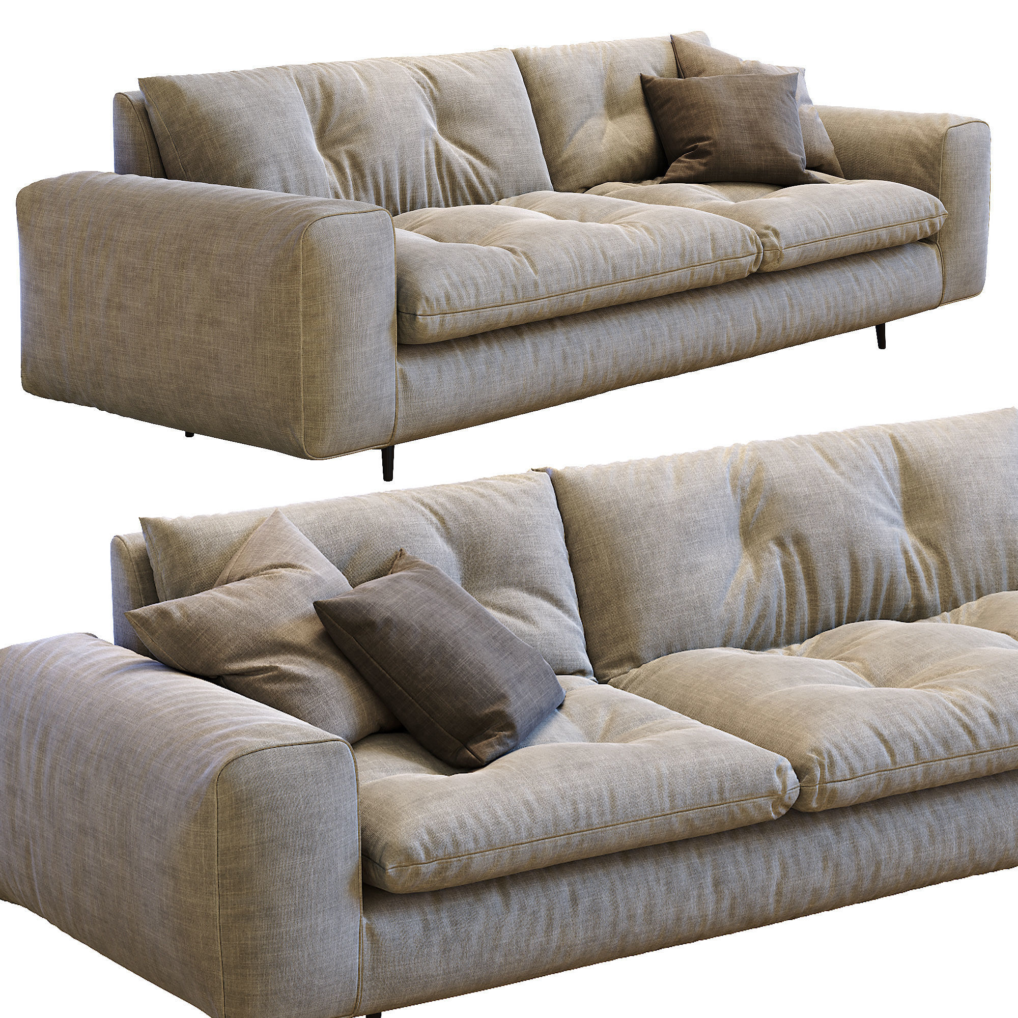 Bonaldo Sofa Avarit 3D model_1