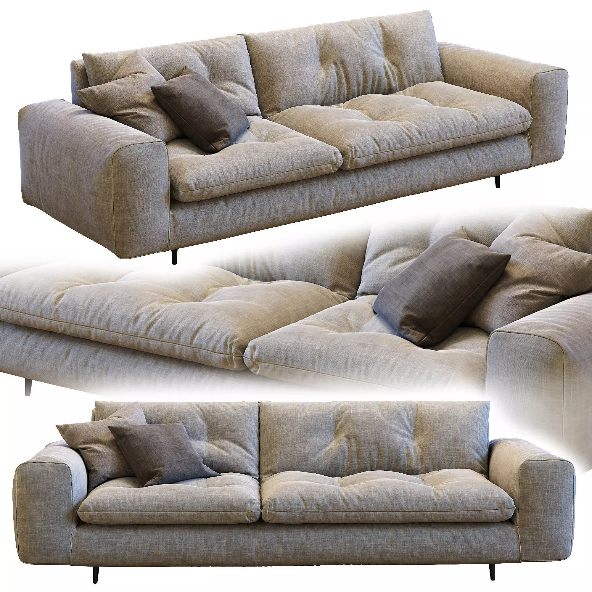 Bonaldo Sofa Avarit 3D model_0