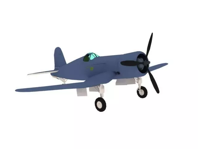 AIRCRAFT F4U1 Free 3D model