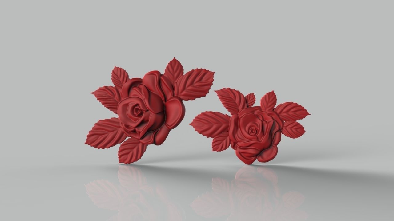 Rose set for cnc and 3d printer 3D print model_11