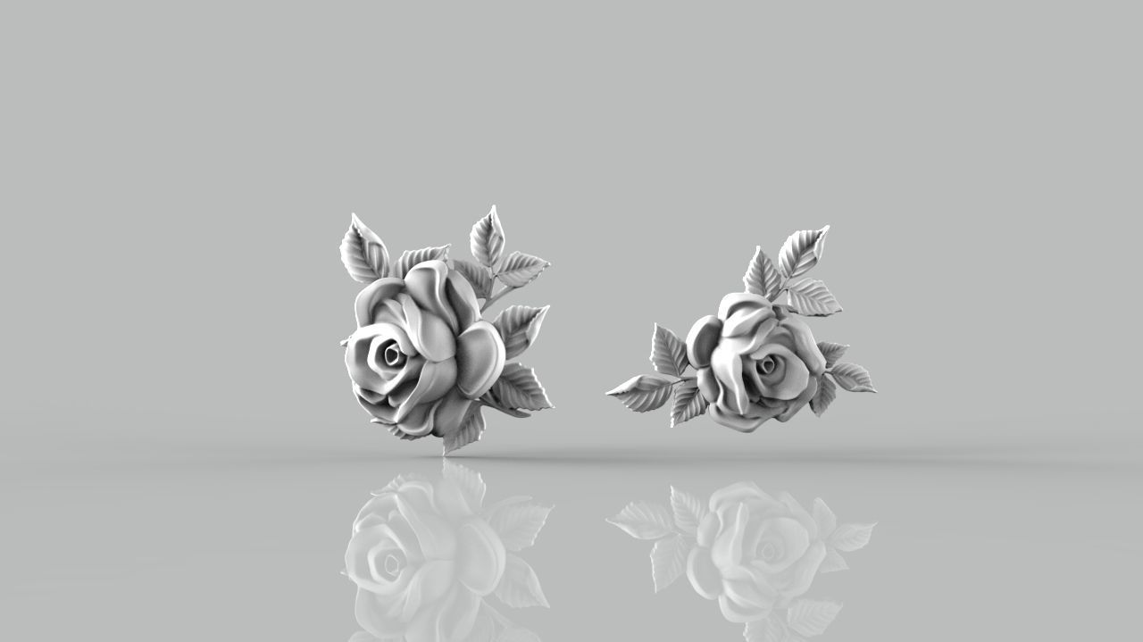 Rose set for cnc and 3d printer 3D print model_9