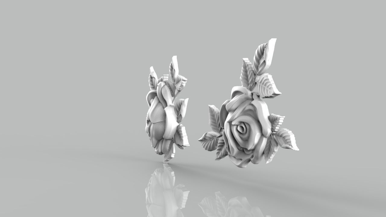 Rose set for cnc and 3d printer 3D print model_10