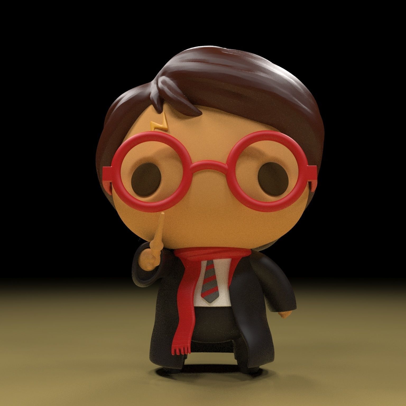 Harry Potter Keychein 3D model ready for printing 3D print model_2