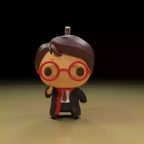 Harry Potter Keychein 3D model ready for printing 3D print model