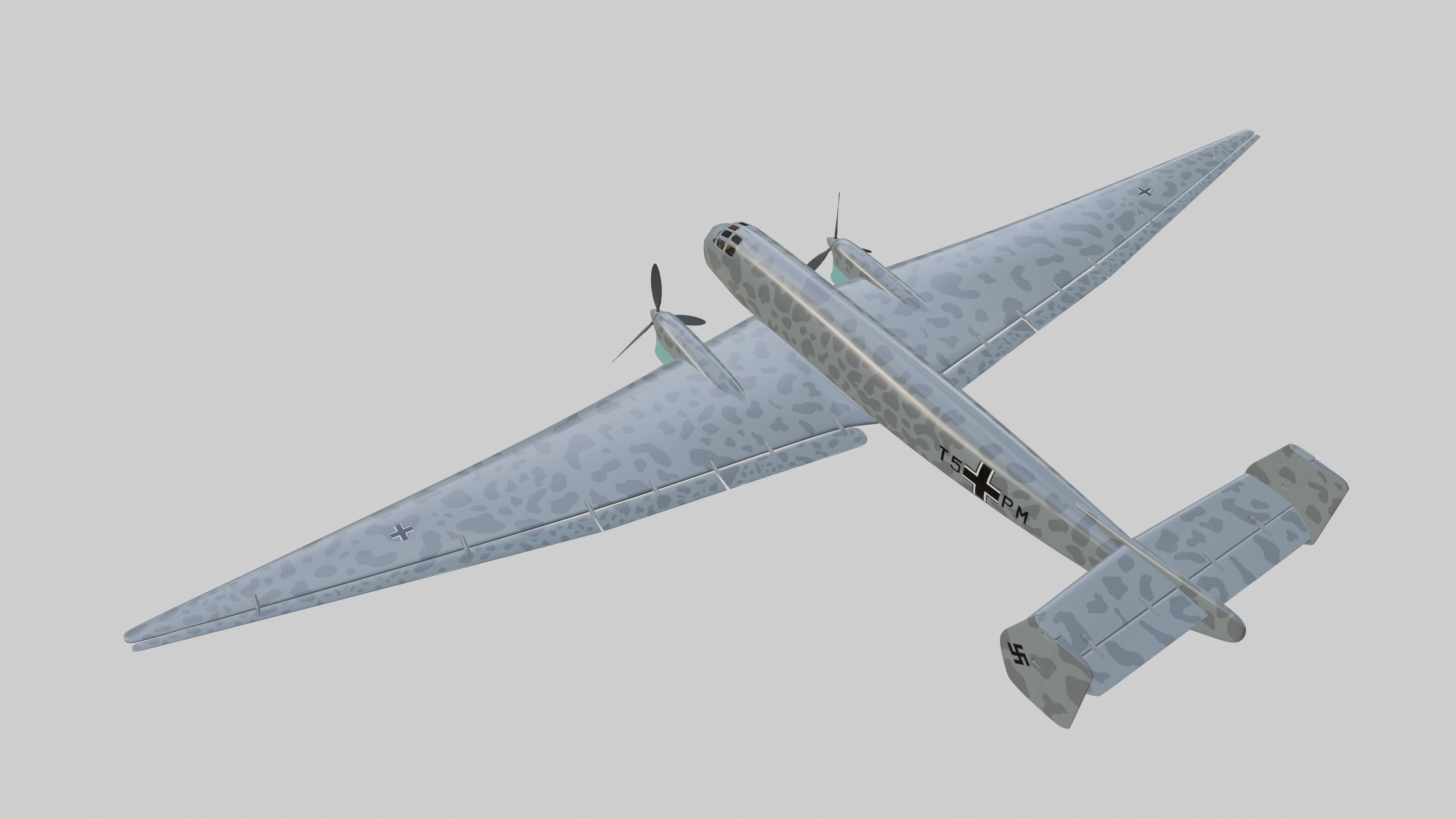 JUNKERS Ju86 R-1 GERMANYS U2 HIGHFLYING SPY PLANE - 3D model_40
