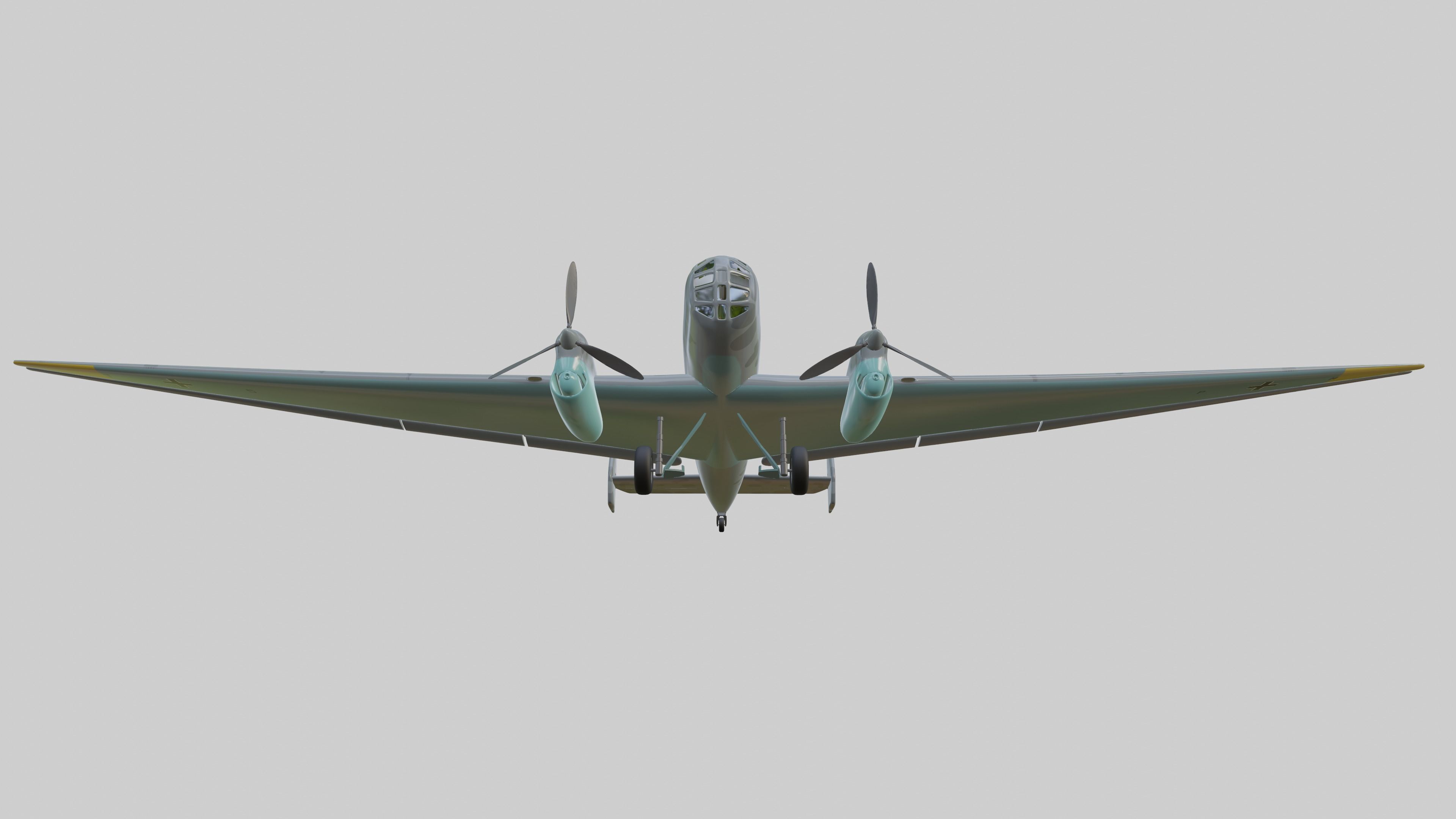 JUNKERS Ju86 R-1 GERMANYS U2 HIGHFLYING SPY PLANE - 3D model_4
