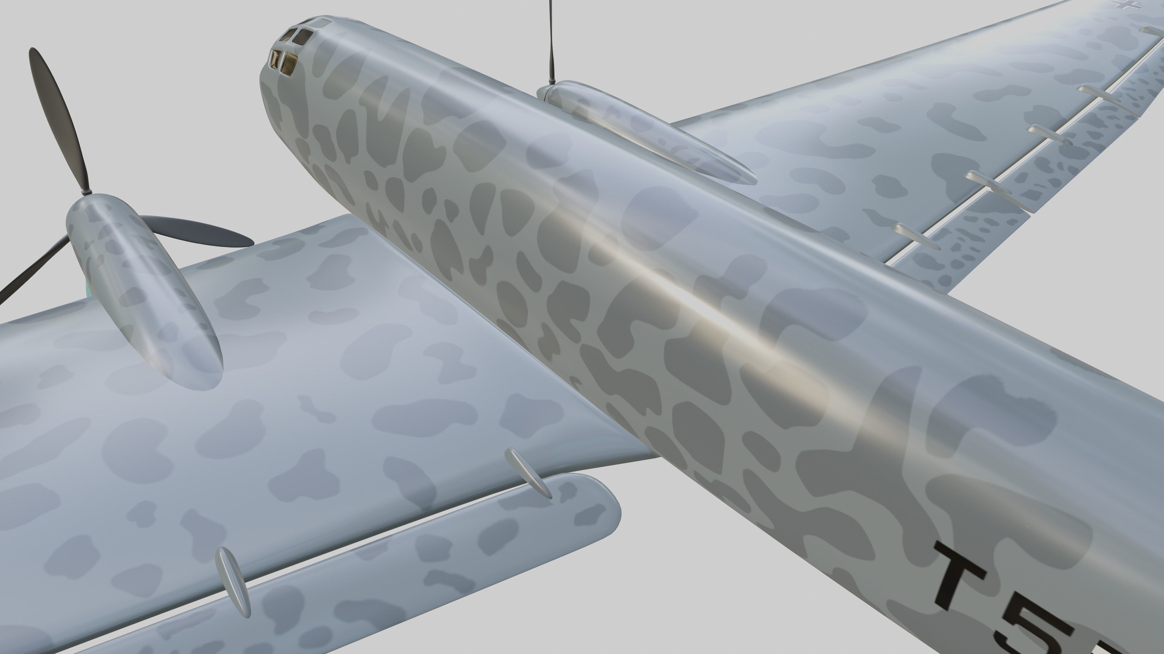 JUNKERS Ju86 R-1 GERMANYS U2 HIGHFLYING SPY PLANE - 3D model_30