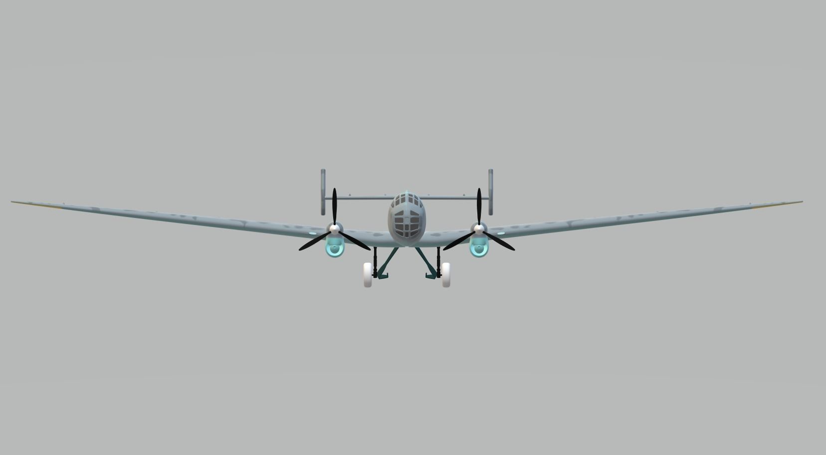 JUNKERS Ju86 R-1 GERMANYS U2 HIGHFLYING SPY PLANE - 3D model_31