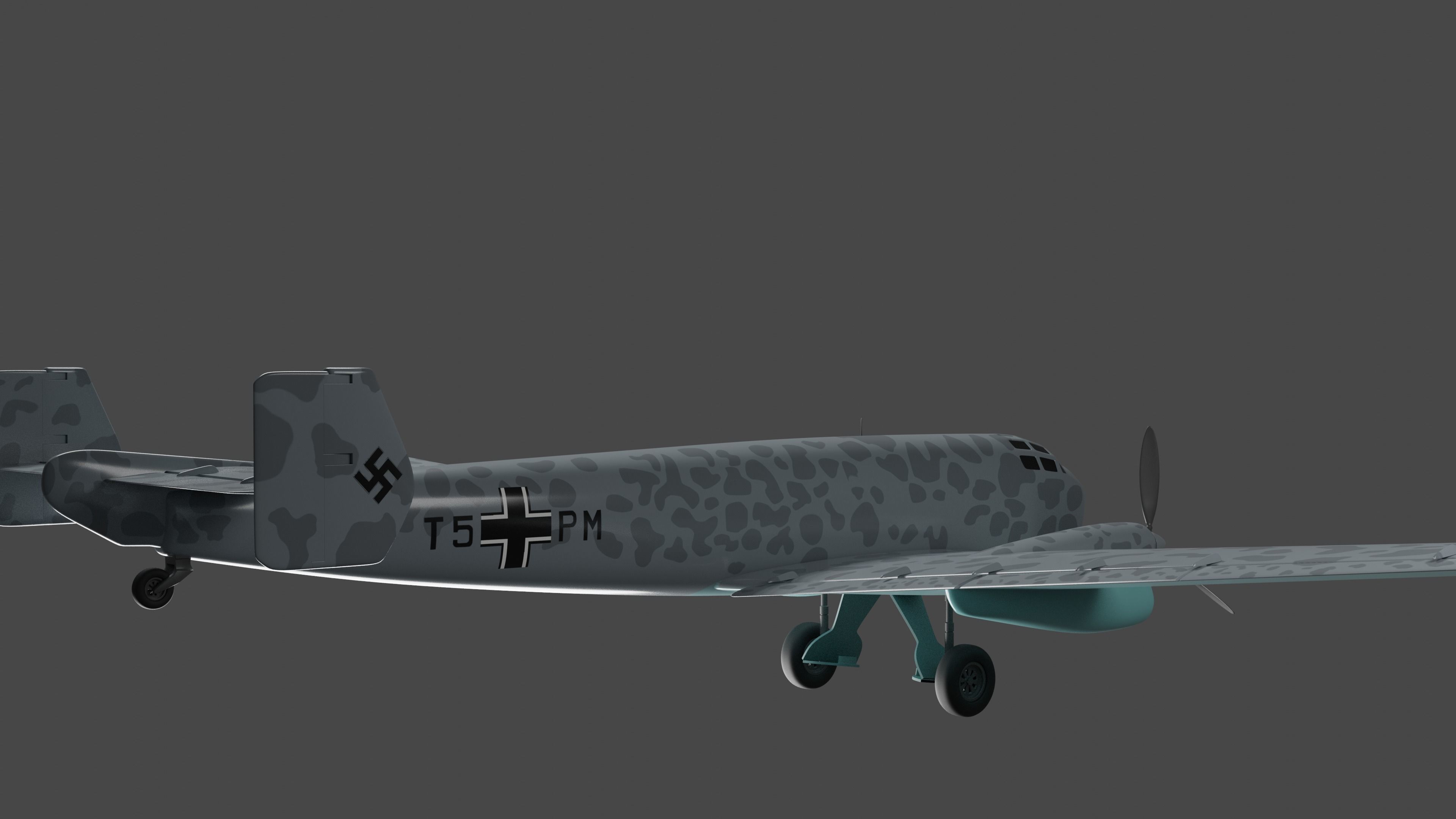 JUNKERS Ju86 R-1 GERMANYS U2 HIGHFLYING SPY PLANE - 3D model_25