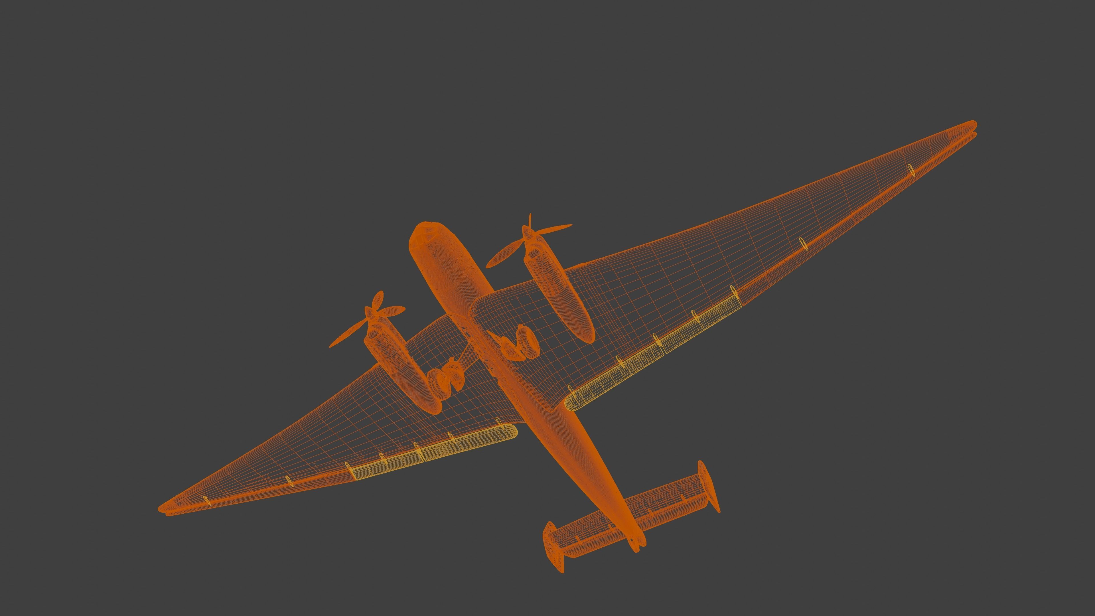 JUNKERS Ju86 R-1 GERMANYS U2 HIGHFLYING SPY PLANE - 3D model_17