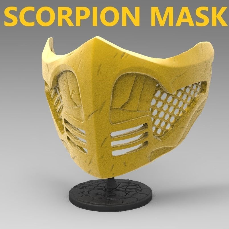 SCORPION MASK 3D print model