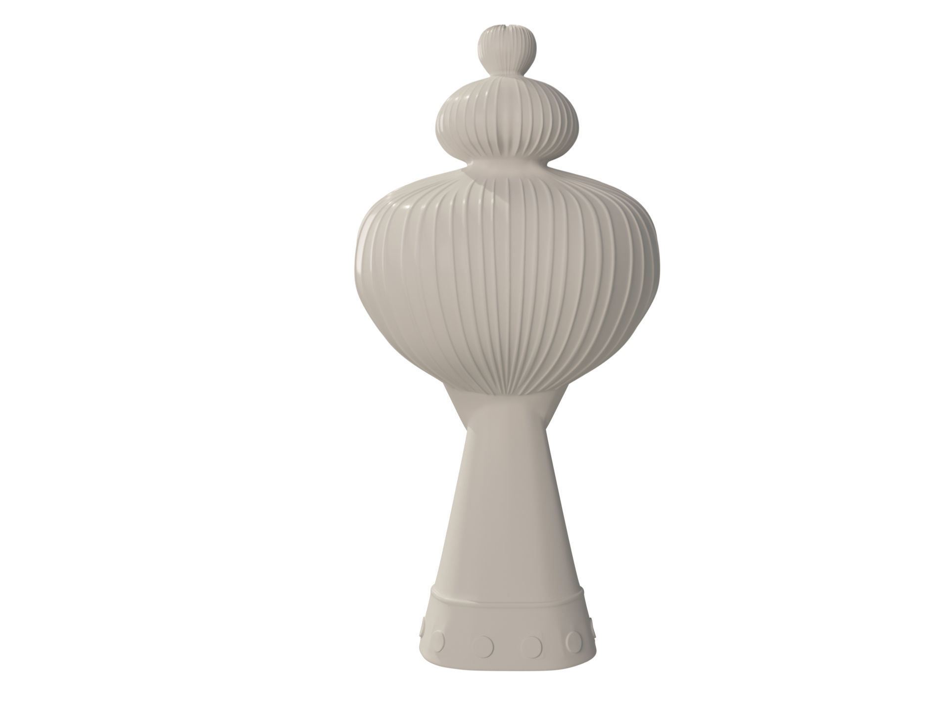 Geisha by Jonathan Adler Low-poly 3D model_11