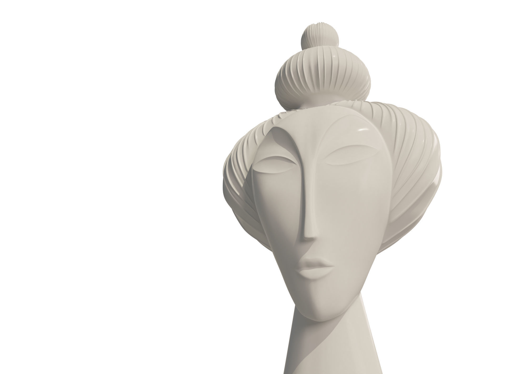 Geisha by Jonathan Adler Low-poly 3D model_8