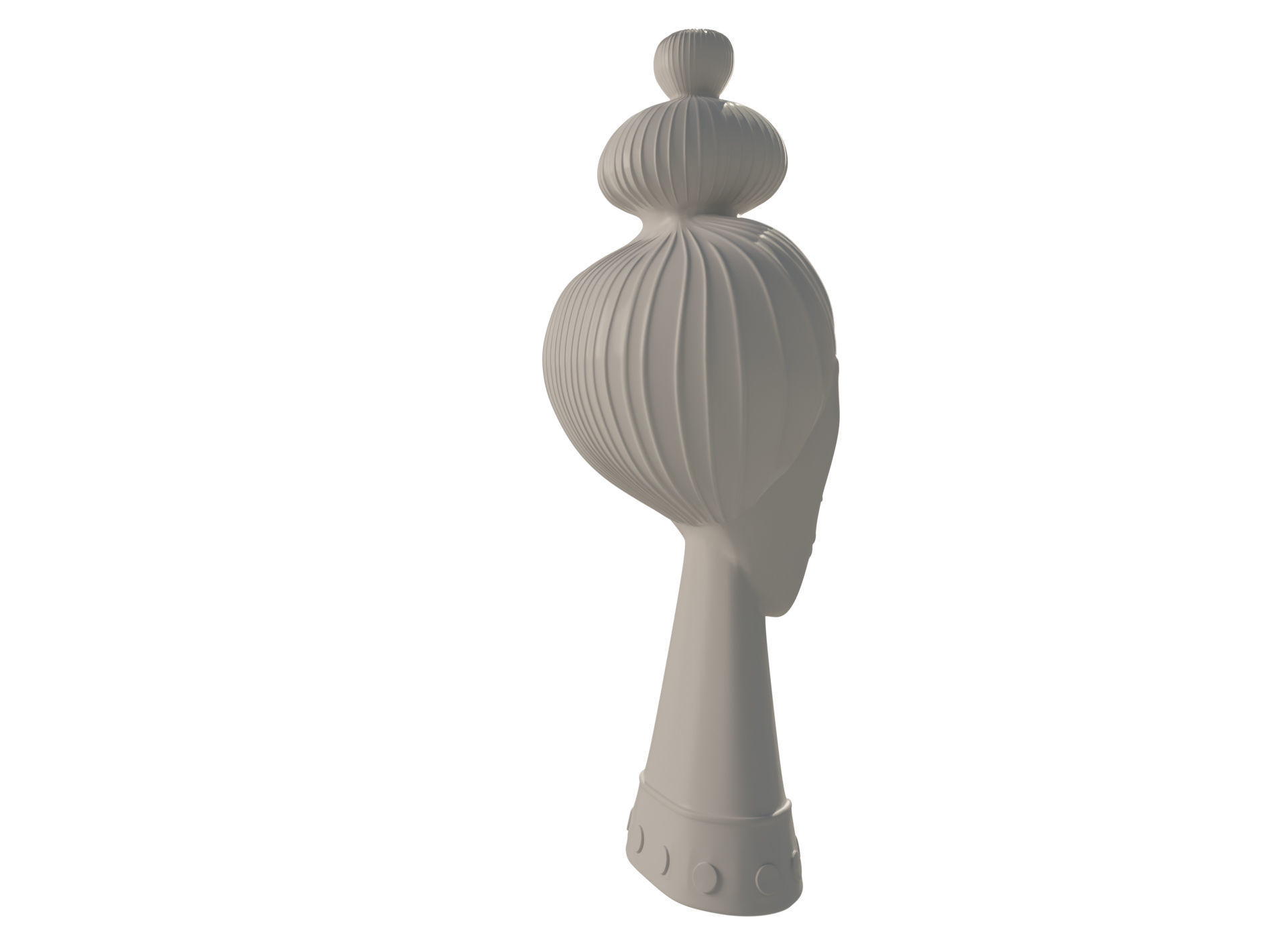Geisha by Jonathan Adler Low-poly 3D model_9