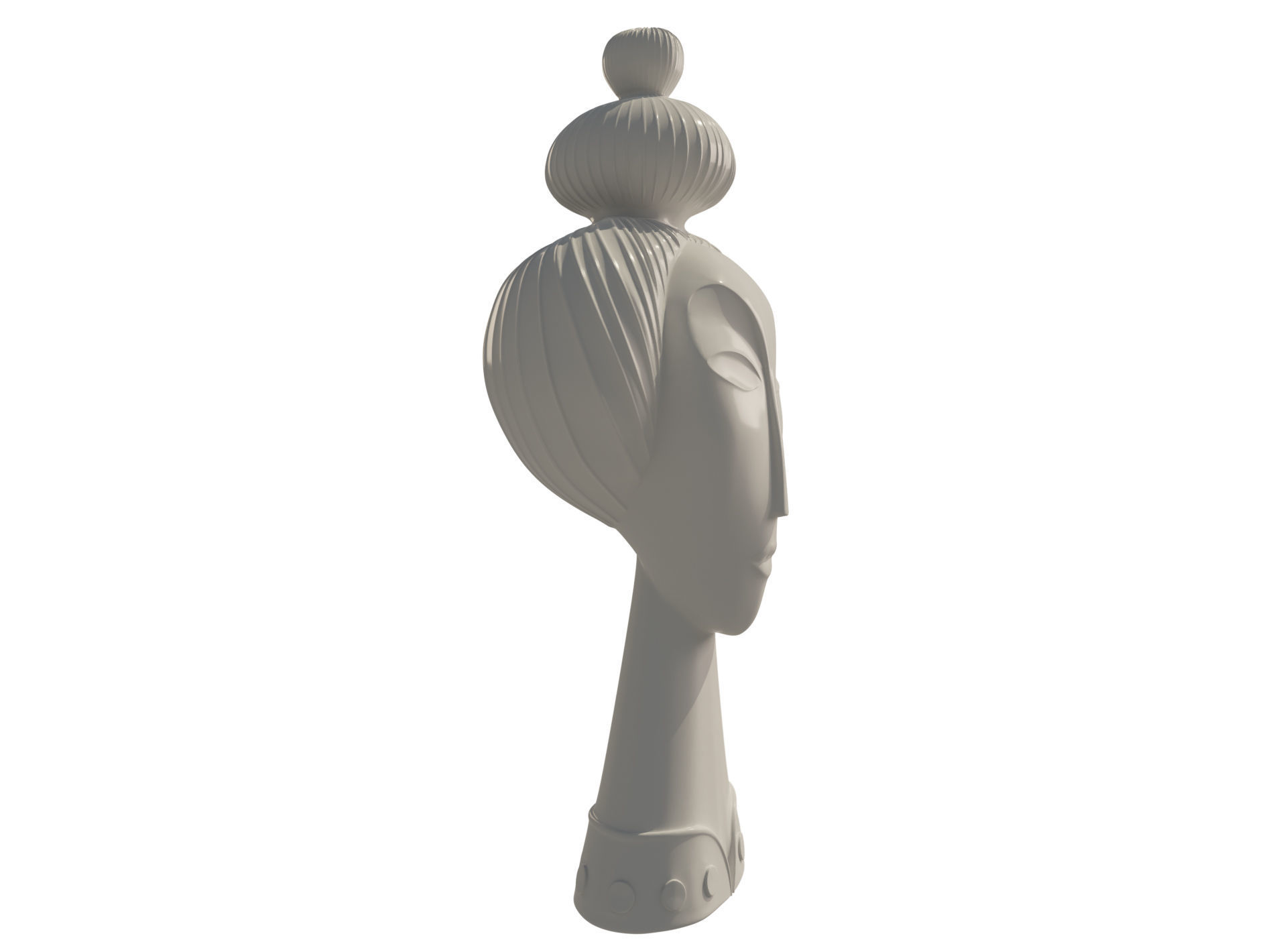 Geisha by Jonathan Adler Low-poly 3D model_7
