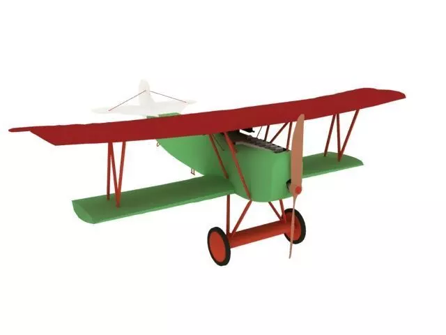 AIRCRAFT FOKERR7 3D model