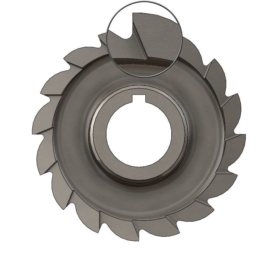 Straight Tooth Side Milling Cutter 3D print model_9